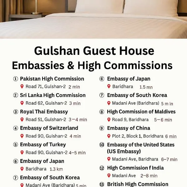 Gulshan Guest House, hotel v destinaci Dháka