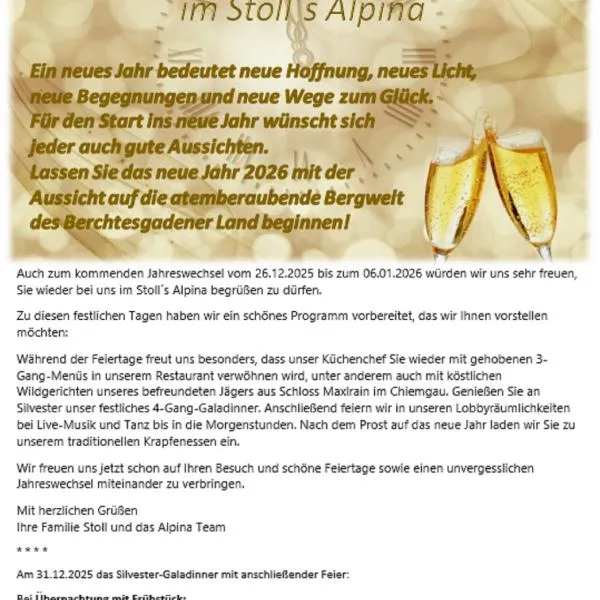 Stoll's Hotel Alpina, hotell i Schönau am Königssee