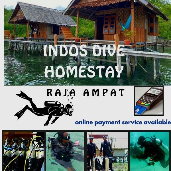 Indos Dive Homestay-Raja Ampat, hotel v destinaci Besir