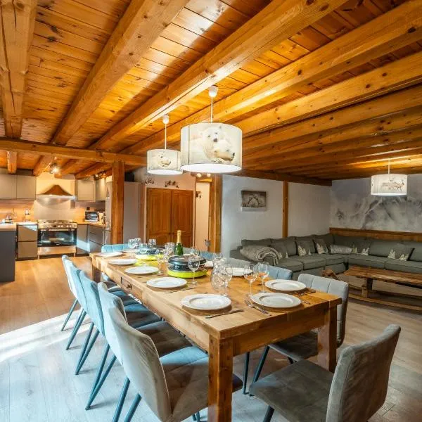 2AlpesChalets - Chalet Marie 1 - Standing et Sauna au pieds des pistes, хотел в Лес дьо Алпс