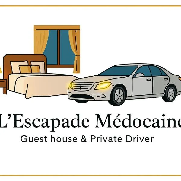L Escapade Médocaine Guest Room with Private Driver, khách sạn ở Le Taillan-Médoc