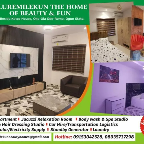 Oluremilekun The home of beauty and fun โรงแรมในOde Remo