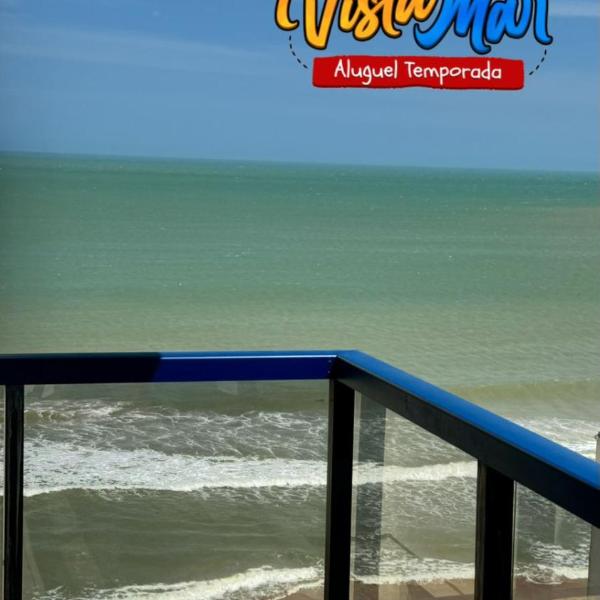 Apartamento Vista Mar 806 - 3 quartos ,2 garagens, prédio frente mar-quiosque 8, elevador ,portaria 24 e internet