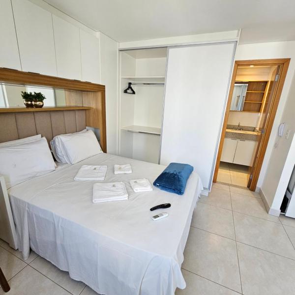 BROOKFIELD TOWERS, JARDIM GOIÁS, DE FRENTE AO FLAMBOYANT SHOPPING, COM ESTACIONAMENTO, WI-FI, COZINHA, ENXOVAL DE CAMA E BANHO COMPLETO, LAVANDERIA, SAUNA, HIDROMASSAGEM, ACADEMIA BLUE FIT NO TÉRREO, LOJA DE CONVENIÊNCIA E RECEPÇÃO 24Hs BY REI DOS FLATS - Foto 2