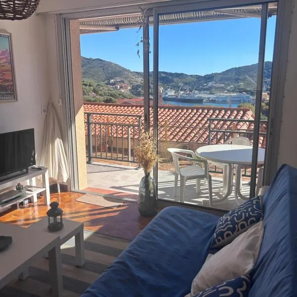 T2 belle terrasse avec vue sur mer, Hotel in Port-Vendres