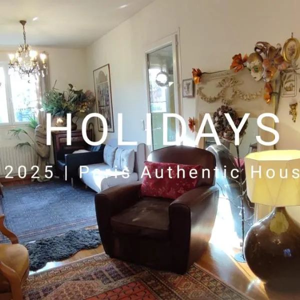 PARIS AUTHENTIC HOUSE Entier 1920's House Métro Line 7 For Groups, ξενοδοχείο στο Παρίσι