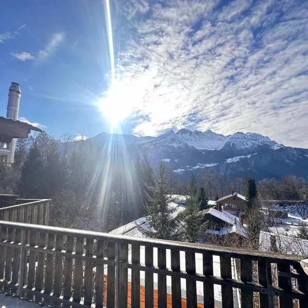Chalet Montana mit Bergblick, hotel v destinaci Brunig