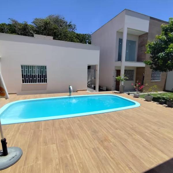 2 Casas de praia Guriri ES - piscina e churrasqueira