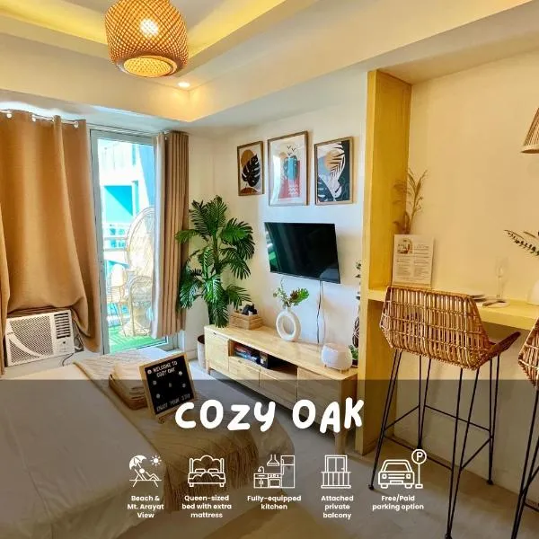 Cozy Oak - Boho Studio for Couples with Huge Balcony, hotel en San Fernando