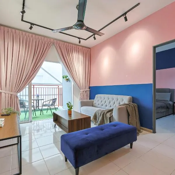 Emerald Avenue Brinchang Near Centrum- Cozy Family Stay Clover Home 5-06, hotelli Brinchangissa