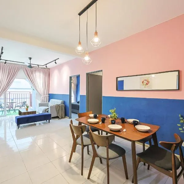 Emerald Avenue Brinchang Near Centrum- Cozy Family Stay Clover Home 5-06, hotel a Brinchang