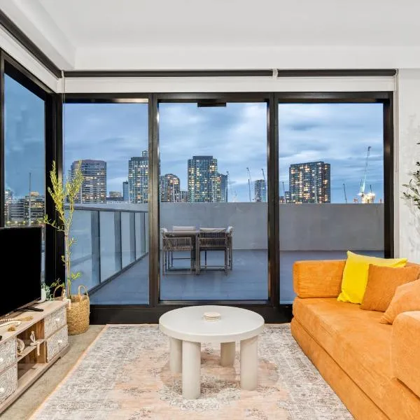 Luxury Marina Tower Stay Waterfront & City Views, hotel v Melbourne