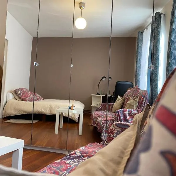 Studio miroir-arrivée autonome-animal ok, hotel en Ruan
