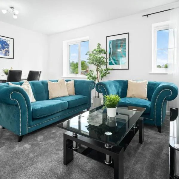 Stylish Two Bed Apartment - Parking - Smart TV - Netflix 39M, hotel di Birmingham