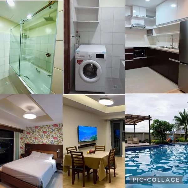 1bedroom suite 50th floor with balcony and bathtub at Horizons 101 tower 1, hótel í Cebu City