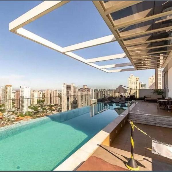 Flat Novo, Lindo e completo!Com piscina Incrível e pôr sol! - Foto 4