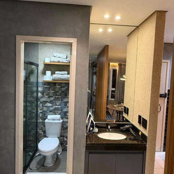 Flat Novo, Lindo e completo!Com piscina Incrível e pôr sol! - Foto 3