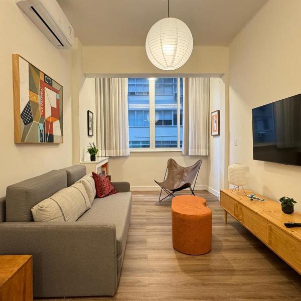 Apartamento espaçoso e agradável em Copacabana