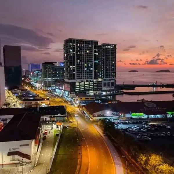 Jesselton Quay Sunrise Haven 2 Bedroom, hotel en Kota Kinabalu