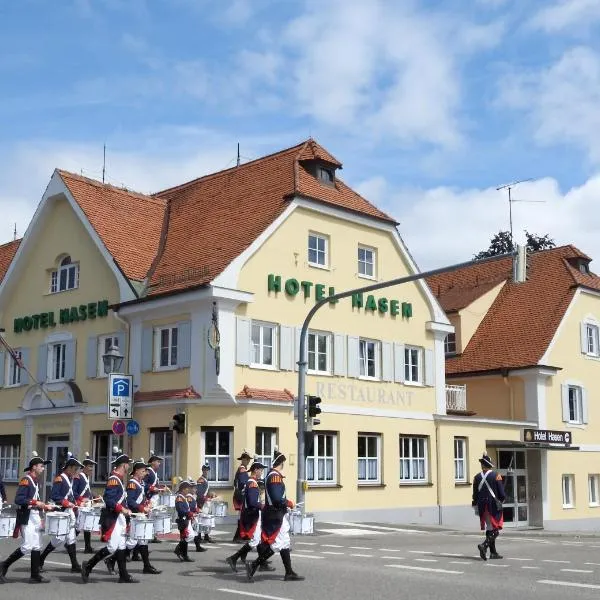 Viesnīca Hotel Hasen Kaufbeuren Allgäu pilsētā Kaufbeirene