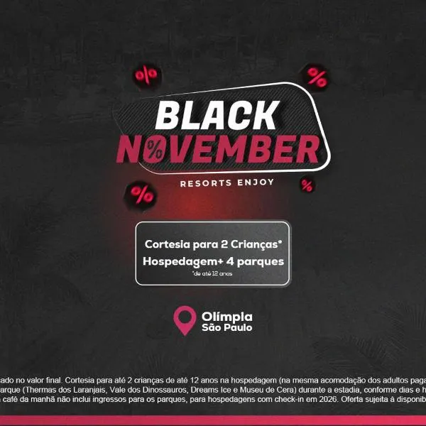 Enjoy Solar das Águas Park Resort, hotel in Olímpia