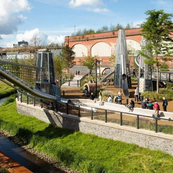 3BR House By MyStayUK Short Lets & Serviced Accommodation Manchester With Free Wifi & Free Parking，位于曼彻斯特的酒店