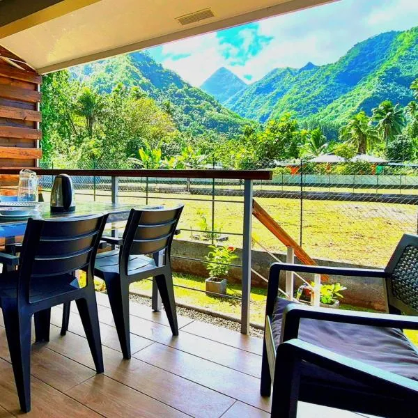 Studio Evasion - climatisé - vue mer et montagnes - canoes et paddle offerts ! Teahupo'o Lodge Tahiti, ξενοδοχείο σε Teahupoo