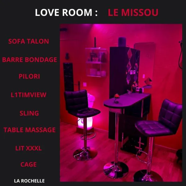 LoveroomL1TIMISTE TAR, hotel in La Rochelle