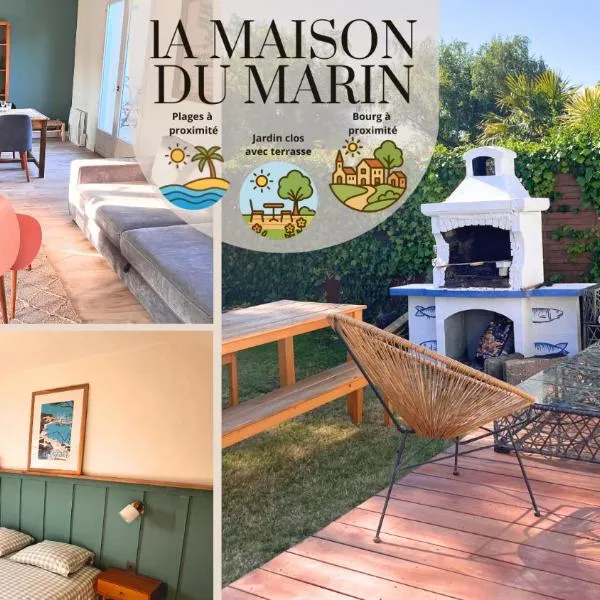 Renovated house near beaches, hotel in Saint-Coulomb