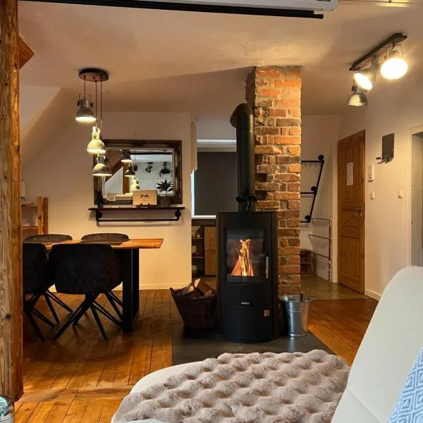 gemütliche rustikale Wohnung mit Kamin und optionalem Whirlpool, hotel in Bad Sobernheim