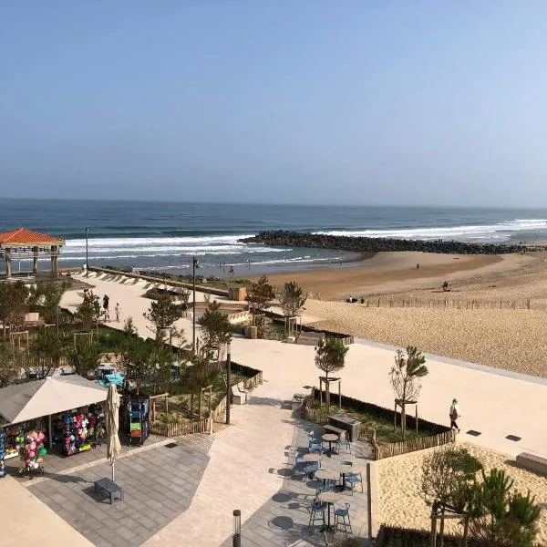 Anglet sables d'or - vue océan โรงแรมในอองเกลต์