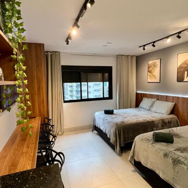Luxury Flat in Vila Olímpia with Rooftop Pool, Gym, Cinema & More!