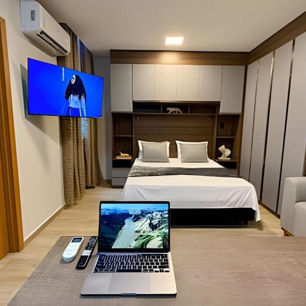 Flat 15 com Cama Queen e Ar Condicionado