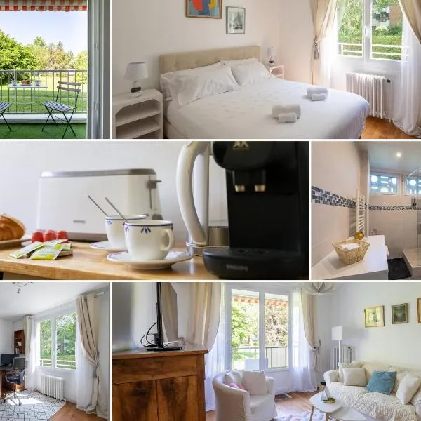 Le Chateaubriand - Calme, balcon et parking, hotel in Châtenay-Malabry