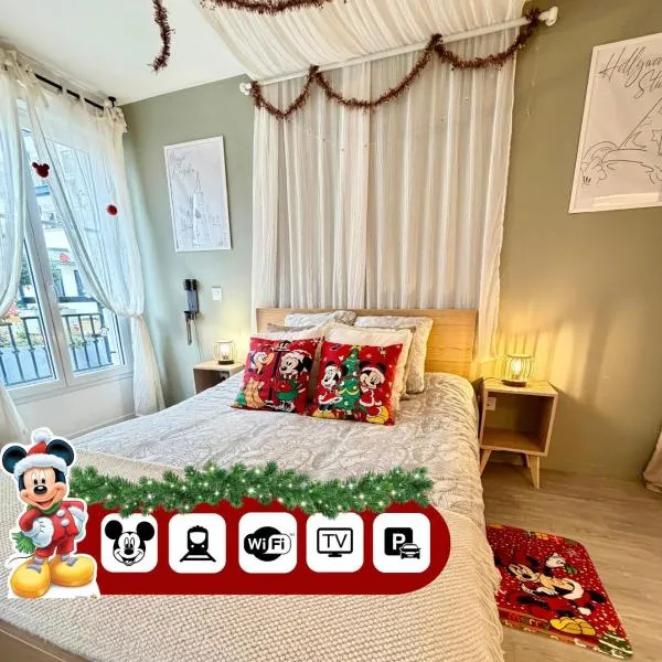 Mickey & Friends Magic Studio - 6 min from Disneyland Paris, hotel v destinaci Serris