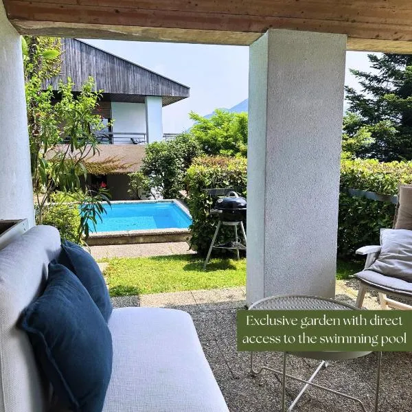 LUXURY APARTMENT with POOL, Hotel in Collina d'Oro