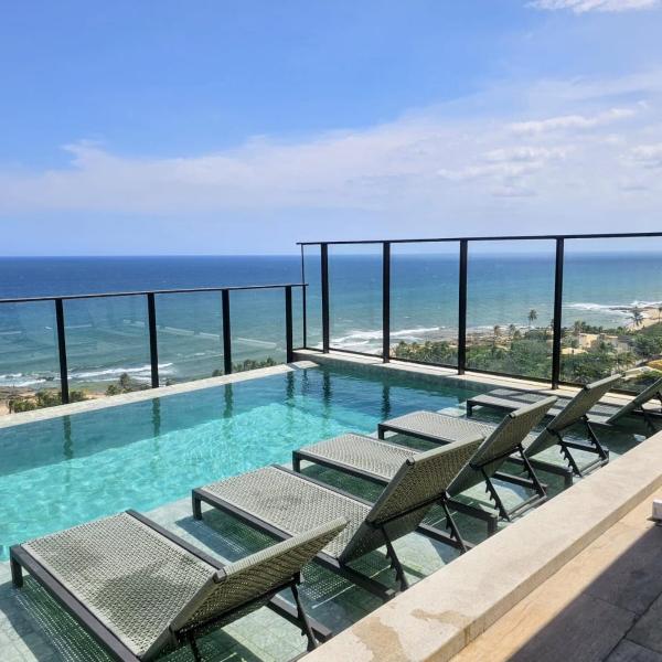 Studio Rooftop em frente ao Mar na Praia de itapua - Foto 3