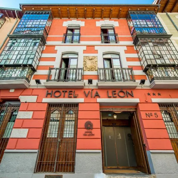 Alda Vía León, hotel Leónban
