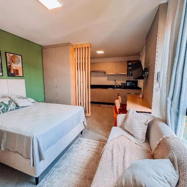 Flat ate 3 pessoas/ ao lado Shoppings, hotel sa Limeira