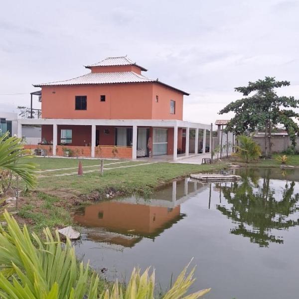 Swimming pool, lake, nature in São da Pedro da Aldeia