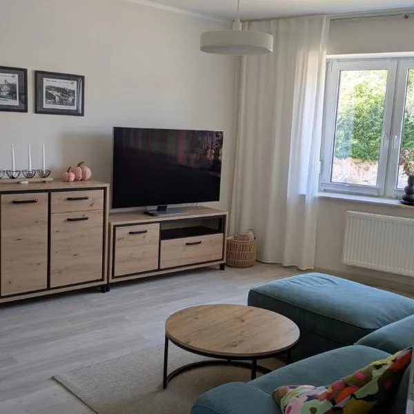 Moderne 3-Zimmer-Ferienwohnung direkt am Saaleradwanderweg, hotel a Halle an der Saale