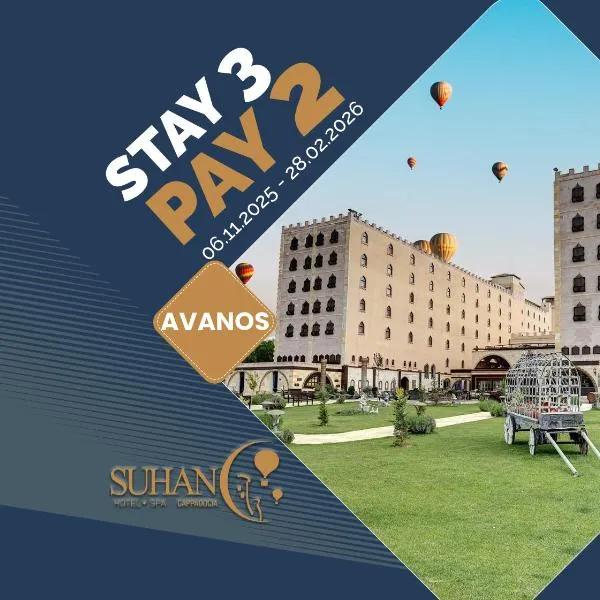 Suhan Cappadocia Hotel & Spa, hotel v destinaci Avanos