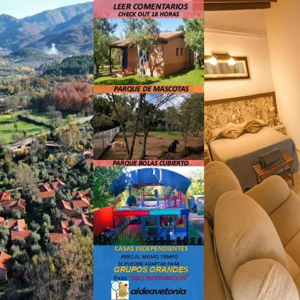 Viesnīca Aldea Vetonia Alojamientos con Encanto Parque de Mascotas Varias zonas infantiles y deportivas Calefaccion central pilsētā Ervasa