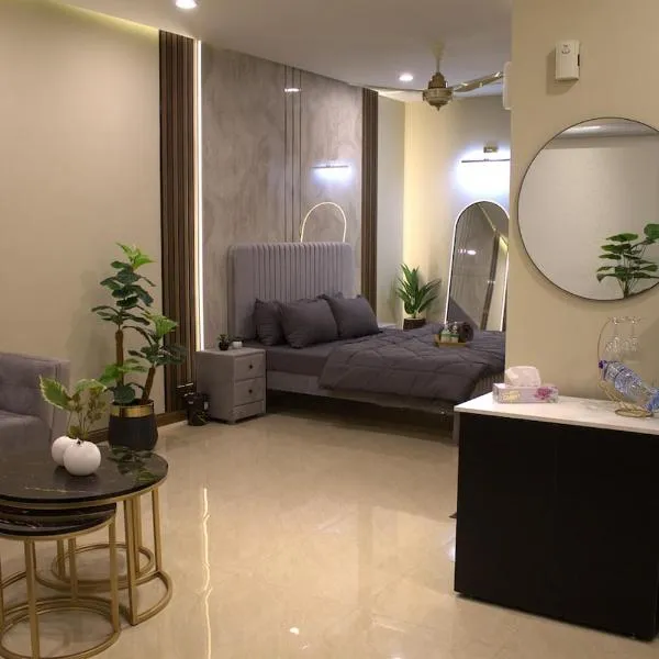 Well-lit & Spacious Studio apartment, hotel v destinaci Islámábád