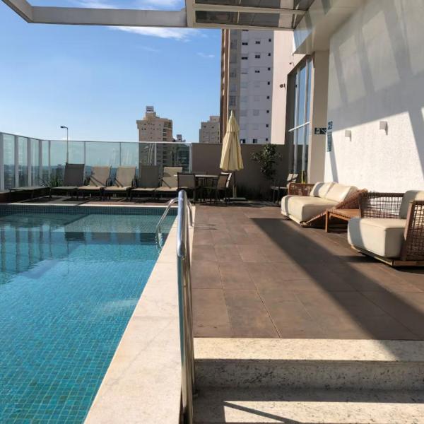 Flat de luxo piscina rooftop e vista para o parque - Foto 3