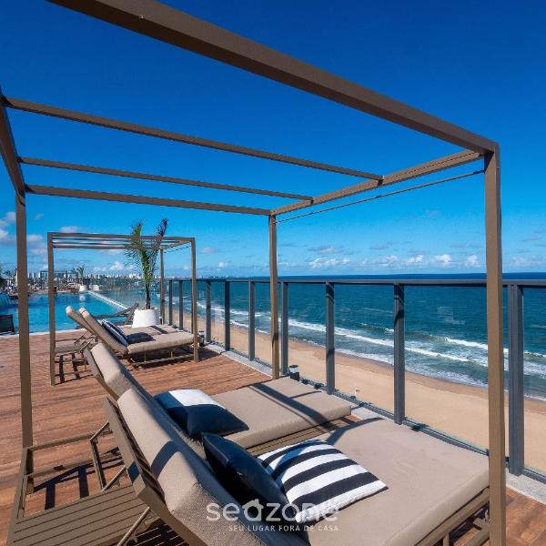Prédio à beira-mar c/ Piscina e academia - ARUs