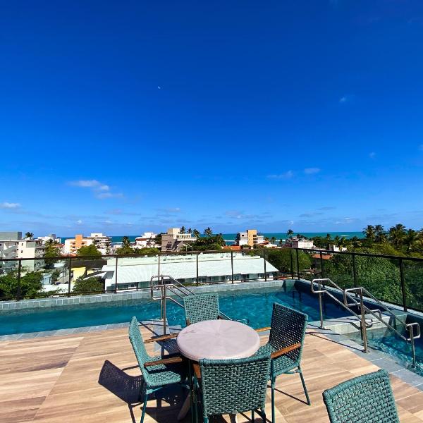 Flat bijupira exclusive brisa do mar em Porto de galinhas a 100 metros das piscinas naturais - Foto 4