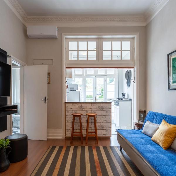 Flat no Palacio Quitandinha com Varanda e Vista