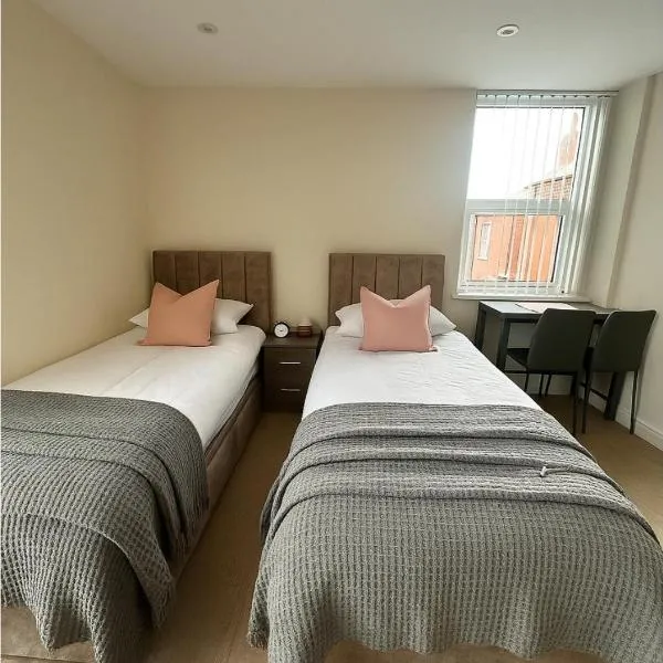 Modern Studio Bolton ,Free Parking, Fast WiFi, Ideal for Contractors & Long Stays, hotel din Bolton