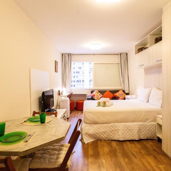 Studio p/ 2 | Garagem | Próximo à Avenida Paulista